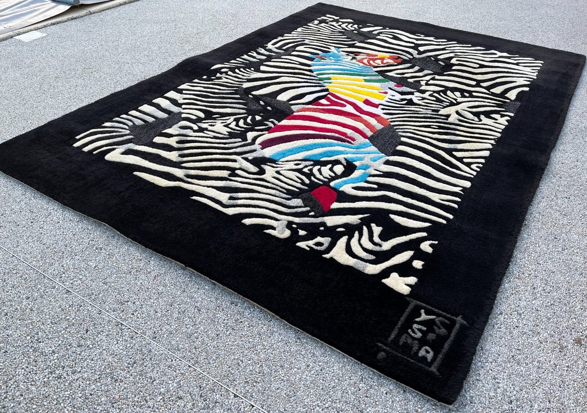 Tapis ZEBRA Tufté Main, Design Nini Ferrucci -photo-3