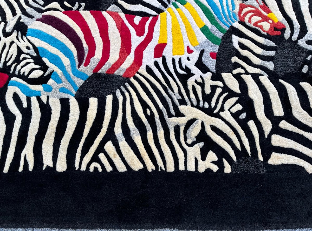 Tapis ZEBRA Tufté Main, Design Nini Ferrucci -photo-6