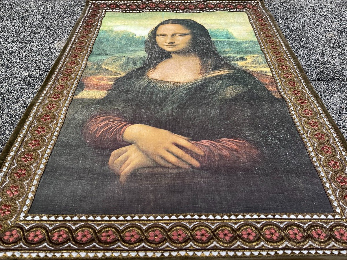 La Joconde Portrait Of Mona Lisa / Tapisserie/tissu-photo-3