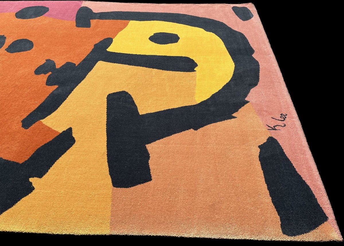 Tapis Contemporain, d'après l'artiste  Paul Klee -photo-3