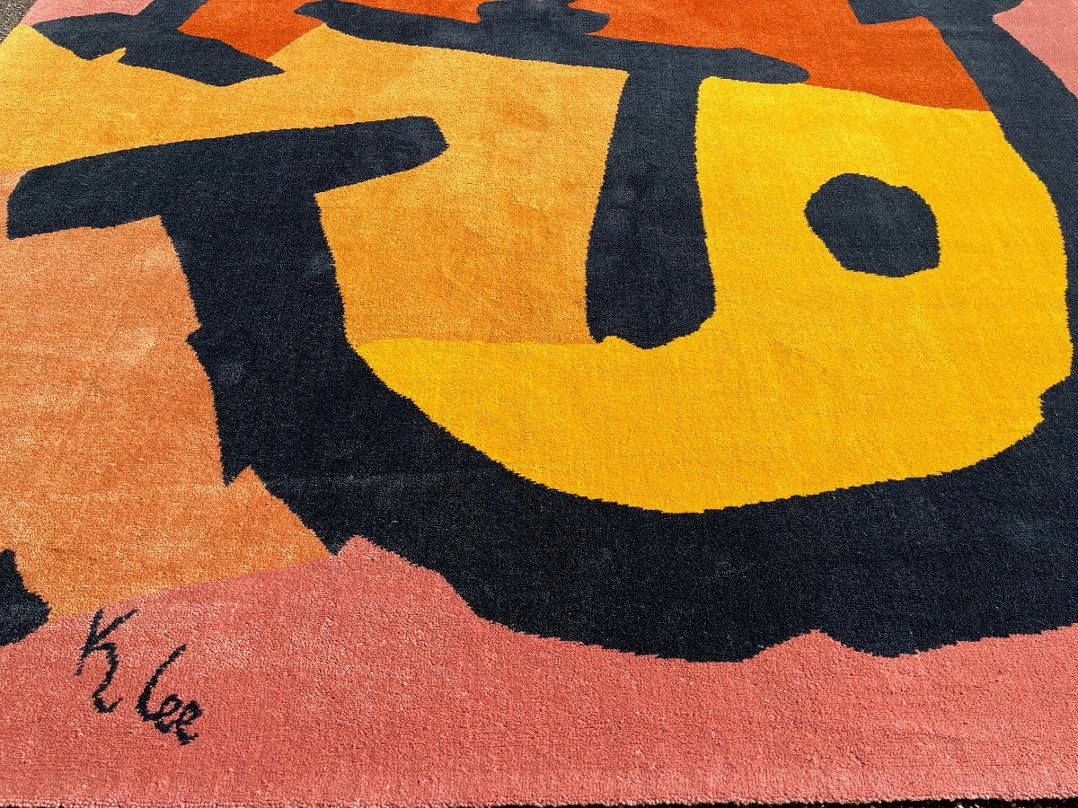 Tapis Contemporain, d'après l'artiste  Paul Klee -photo-6
