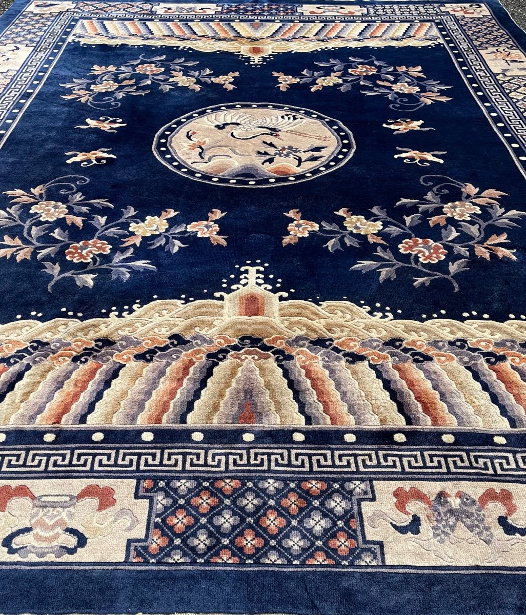 Chinese Carpet, Beijing XXth China.-photo-4