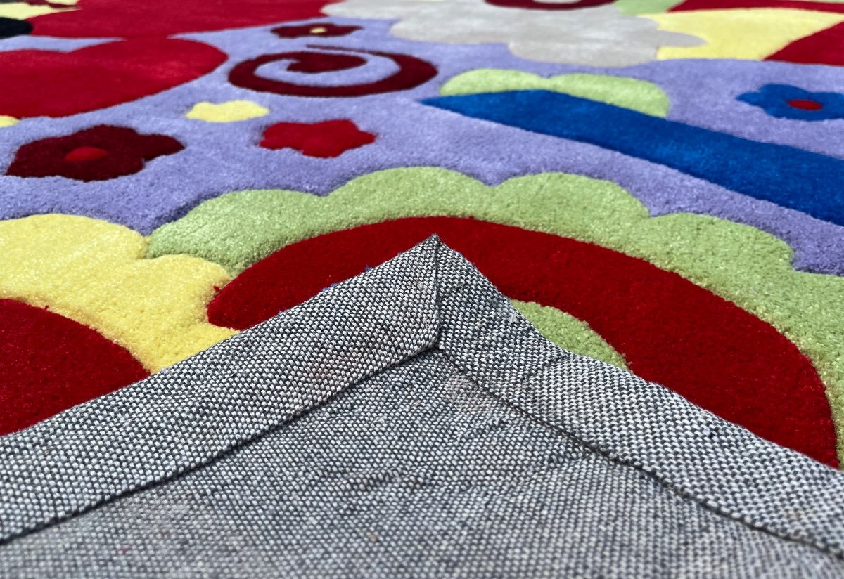 Tapis Art Déco "LoVe" dans le goût de Takashi Murakami-photo-8