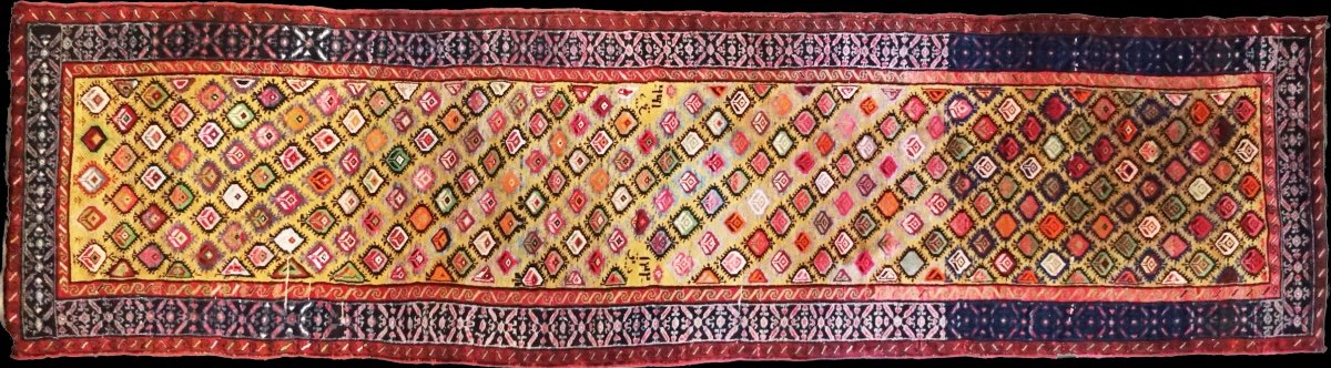 Caucasian Gallery Carpet From Dagestan 1902-photo-3