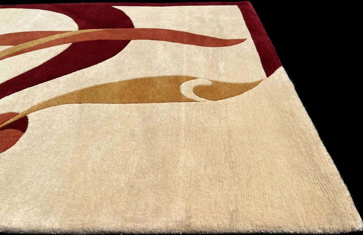 Tapis Art Déco Aubusson par Paulette Née  -photo-1