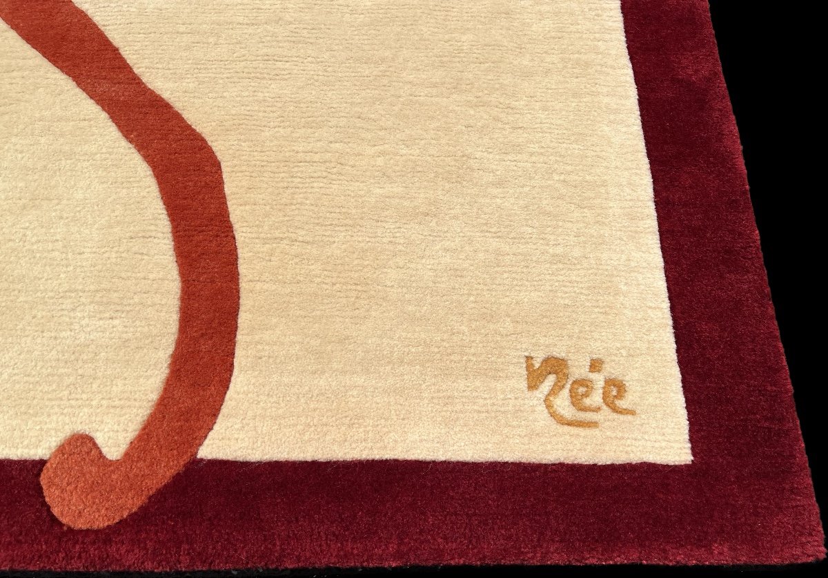 Tapis Art Déco Aubusson par Paulette Née  -photo-6