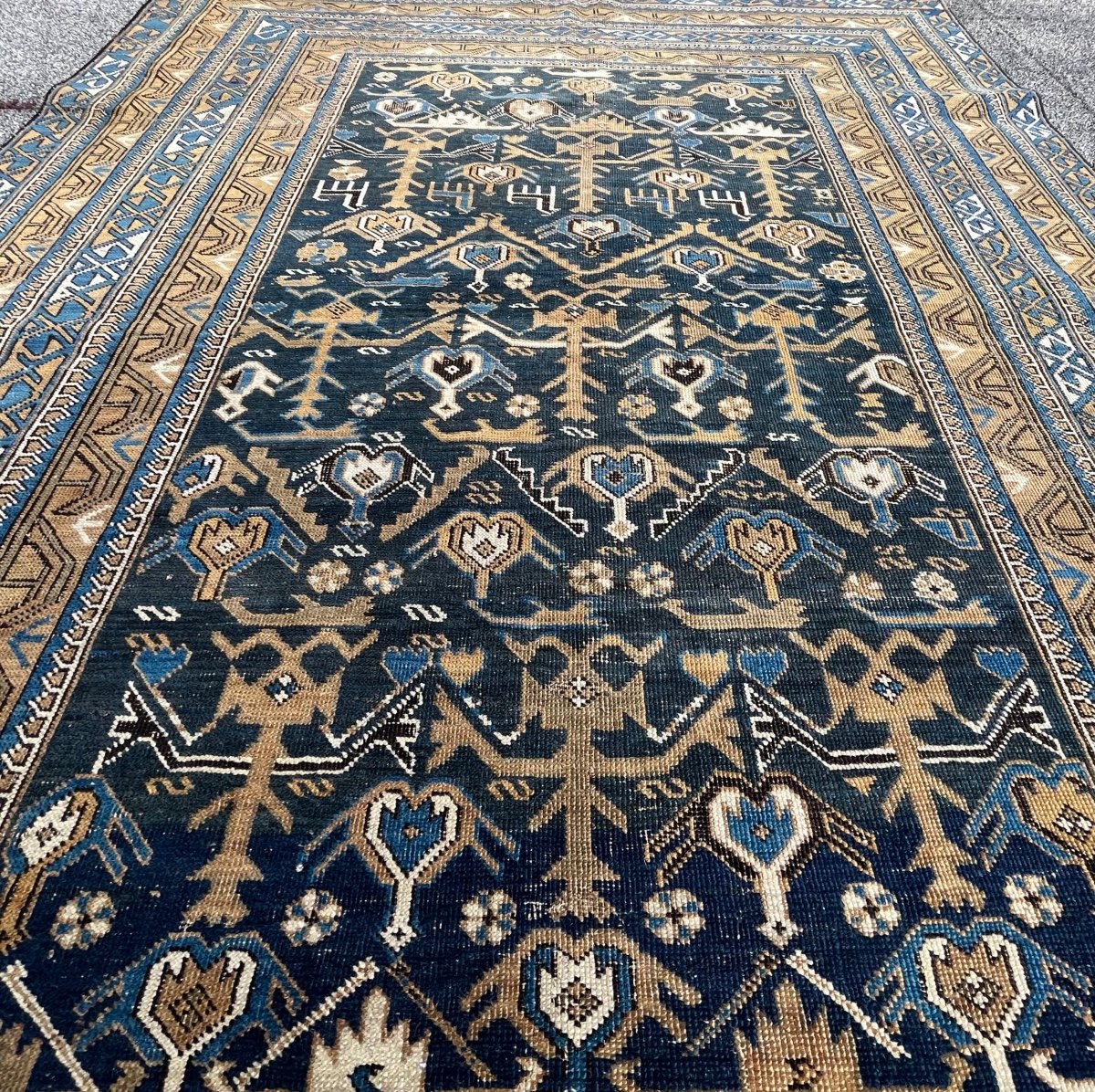 Ancien Tapis du Caucase Chirvan, Konagend-photo-4