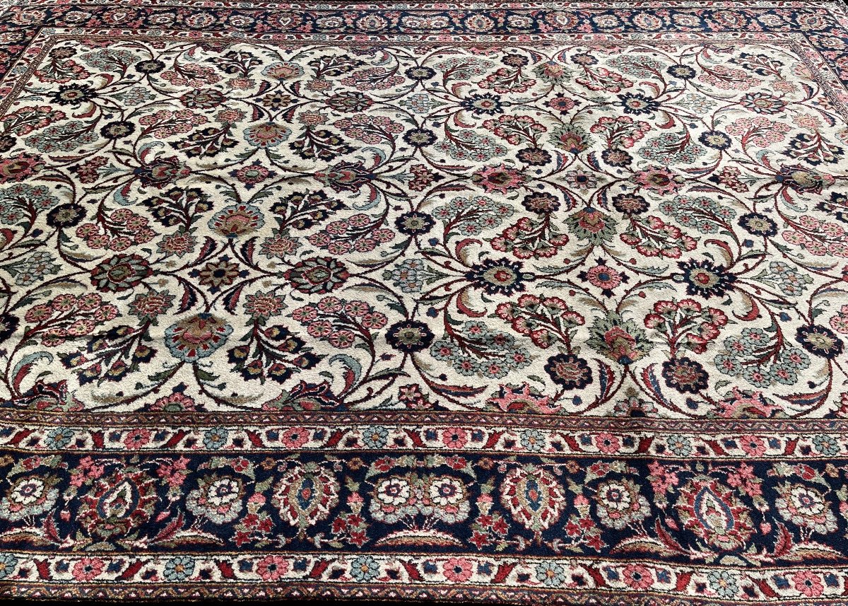 Persian Keshan Rug, Circa 1960. 350x250 Cm-photo-2