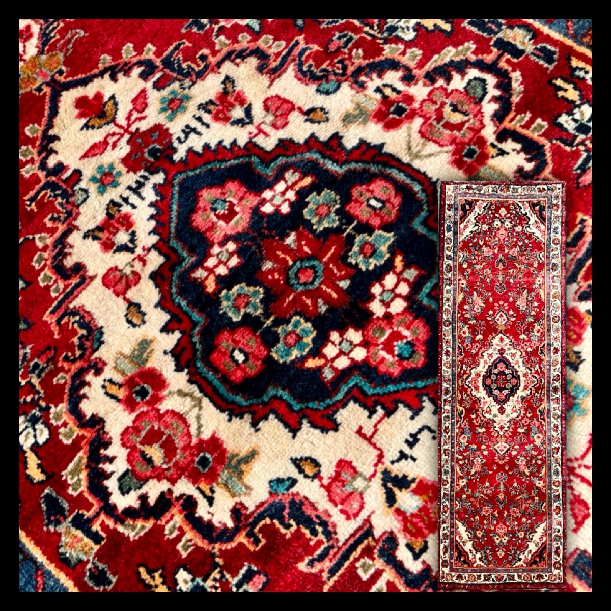 Tapis de Galerie Perse Mahal 310x105 Cm 