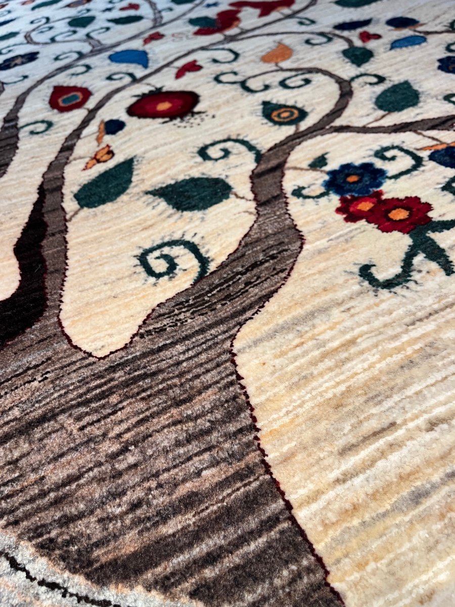 Tapis Gabbeh Loribaff Arbre de Vie 244x172 cm-photo-4