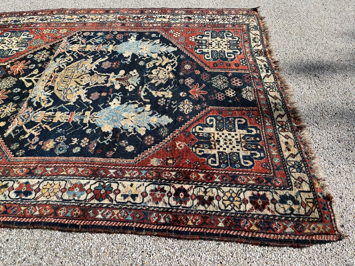 Tapis Persan Gashghaï  150x130 cm-photo-3