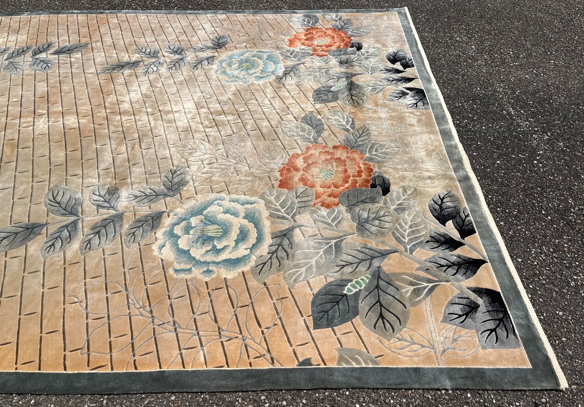 Tapis Art D&eacute;co Shangha&iuml; Soie 350x247 cm -photo-1