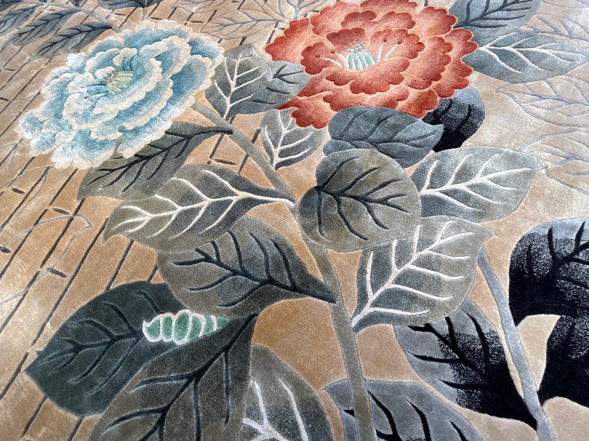 Tapis Art D&eacute;co Shangha&iuml; Soie 350x247 cm -photo-5