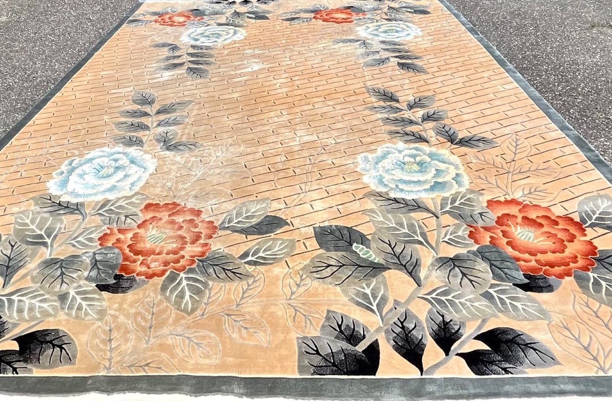 Tapis Art D&eacute;co Shangha&iuml; Soie 350x247 cm -photo-7