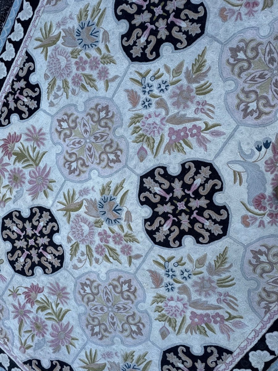 European Embroidered Rug 257x176 Cm-photo-5