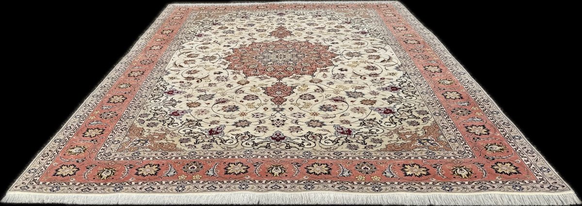 Persian Rug In Wool With Silk Inlay 300x200 Cm-photo-7