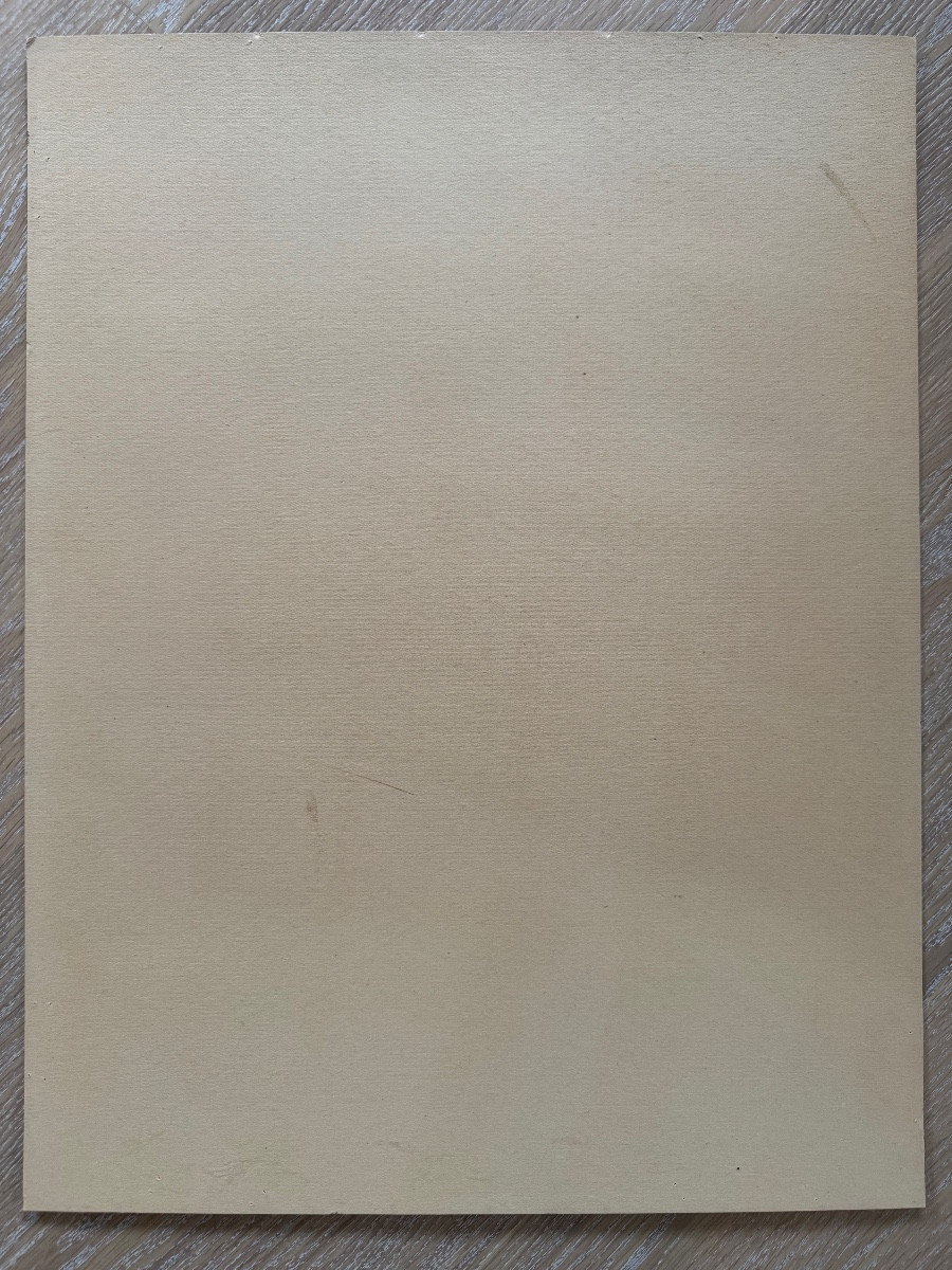 Jean Lurçat Lithographie sur carton. Collection "Papillons Bleus"-photo-5