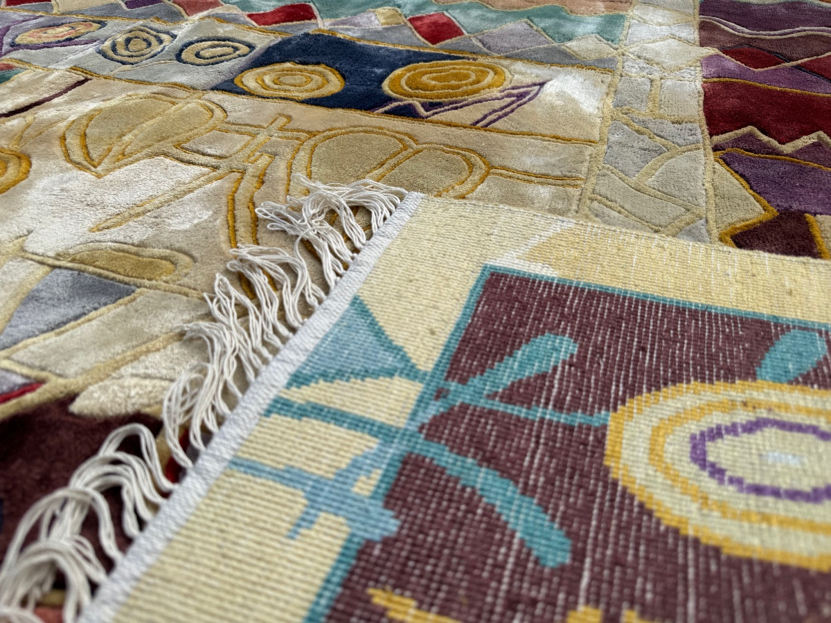 Tapis Art Déco Shanghaï Soie 300x200 cm-photo-8