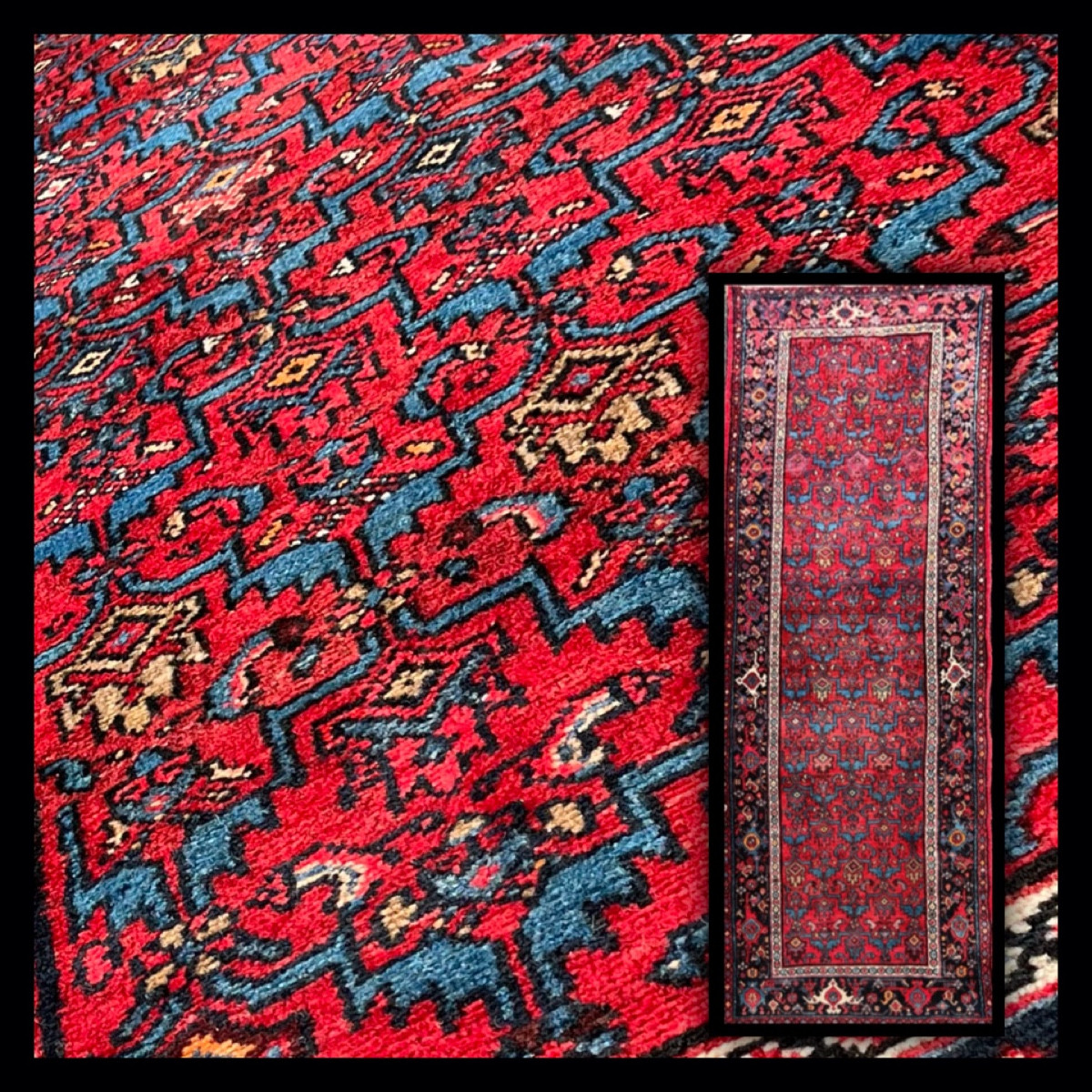 Tapis de Couloir / Galerie Nomade Khamseh  315x108 cm 