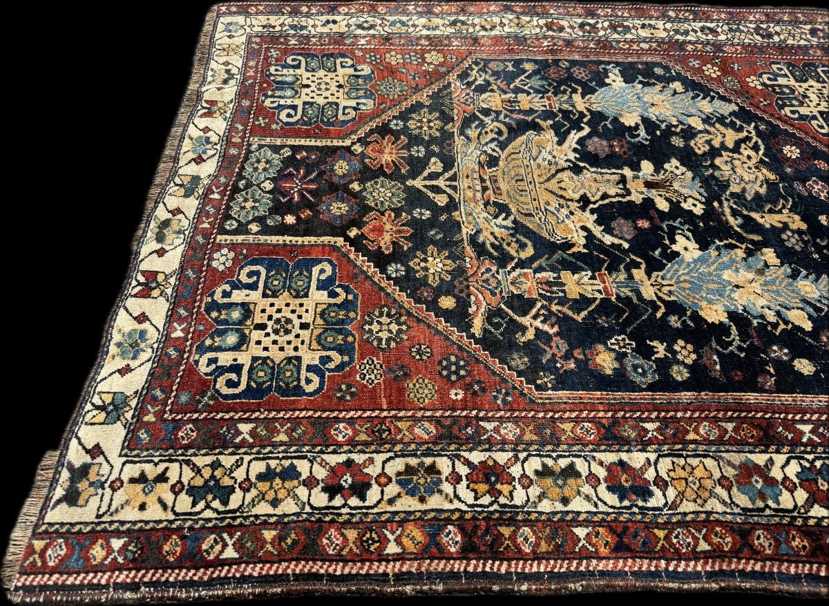 Persian Gashghai Rug 150x130 Cm-photo-3