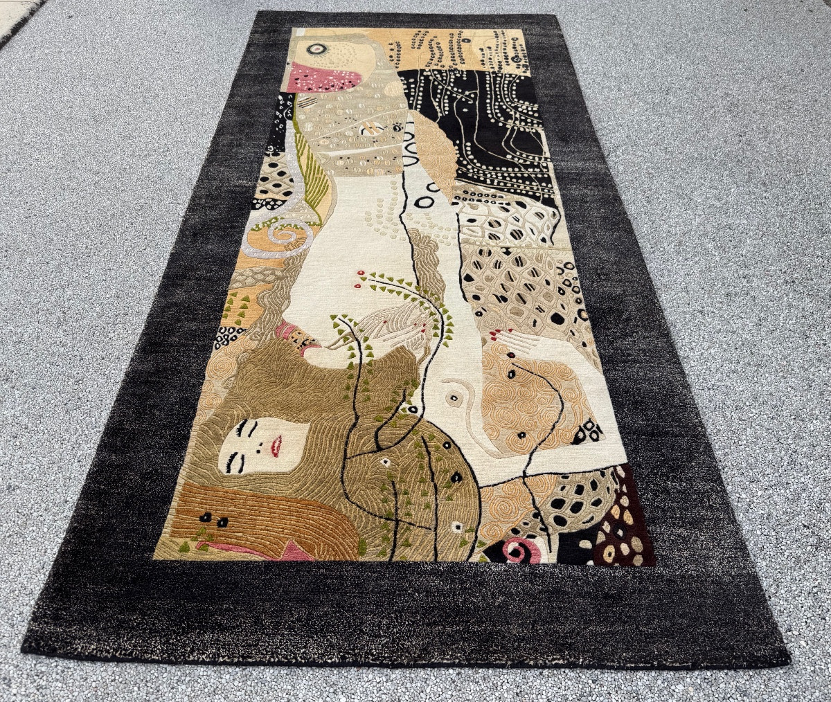 Water Serpent Rug After Gustav Klimt-photo-4