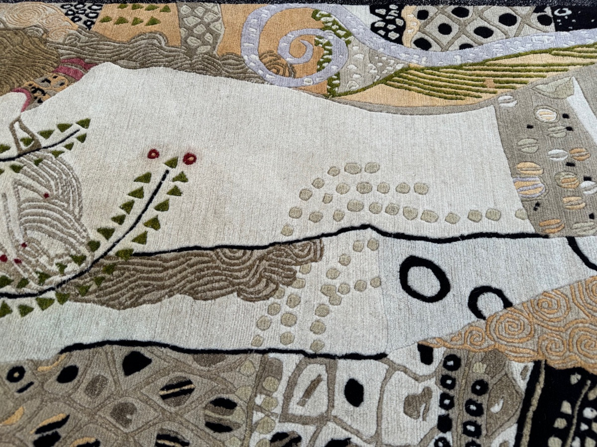 Water Serpent Rug After Gustav Klimt-photo-7