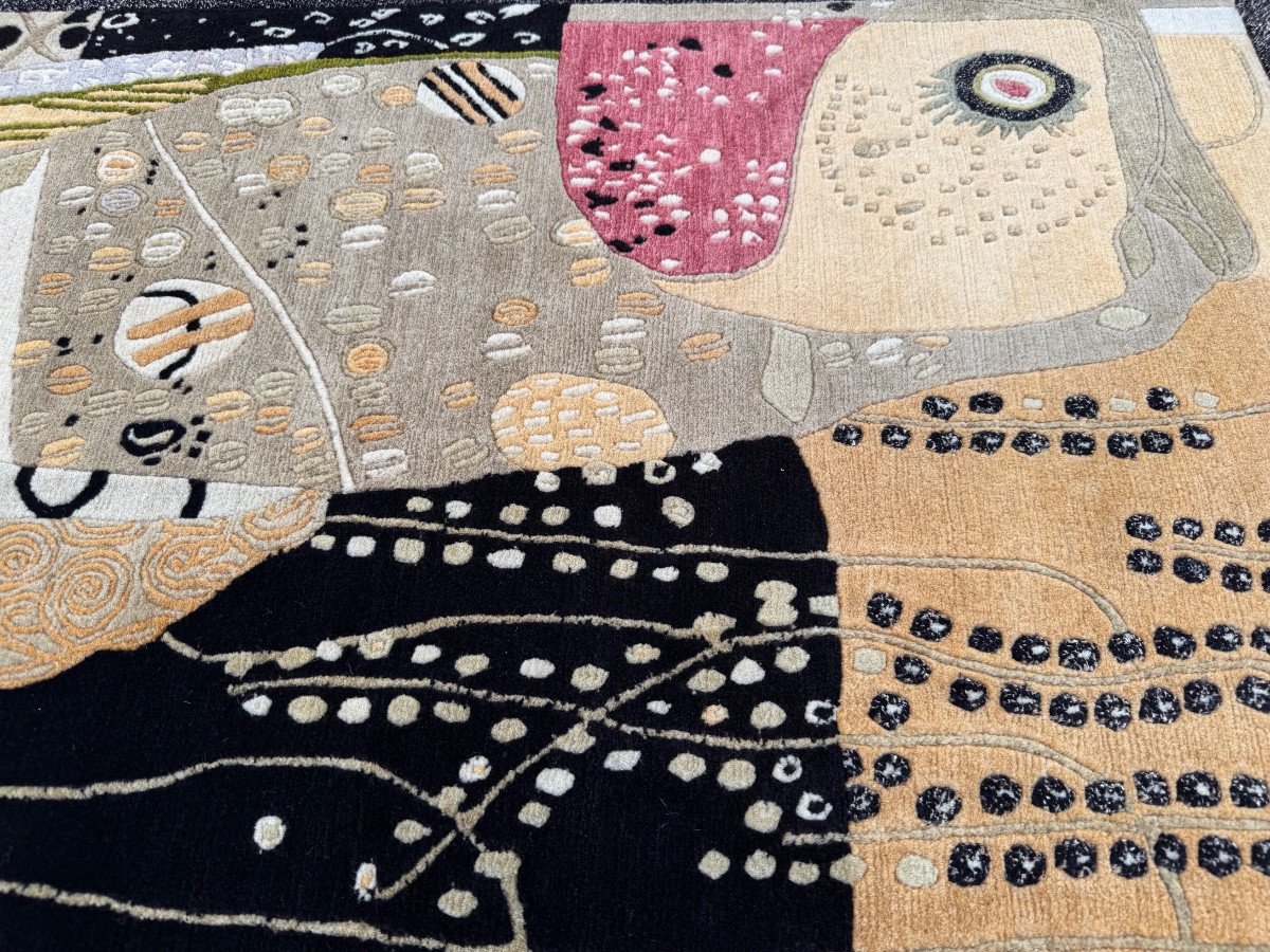 Water Serpent Rug After Gustav Klimt-photo-8
