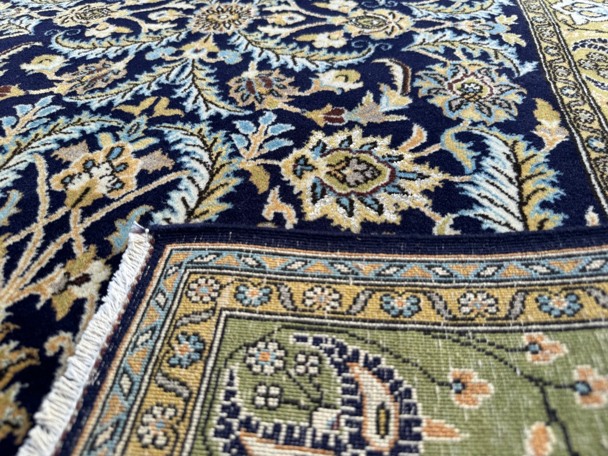 Tapis Persan Goum, Vers 1960. 160x103 cm-photo-4