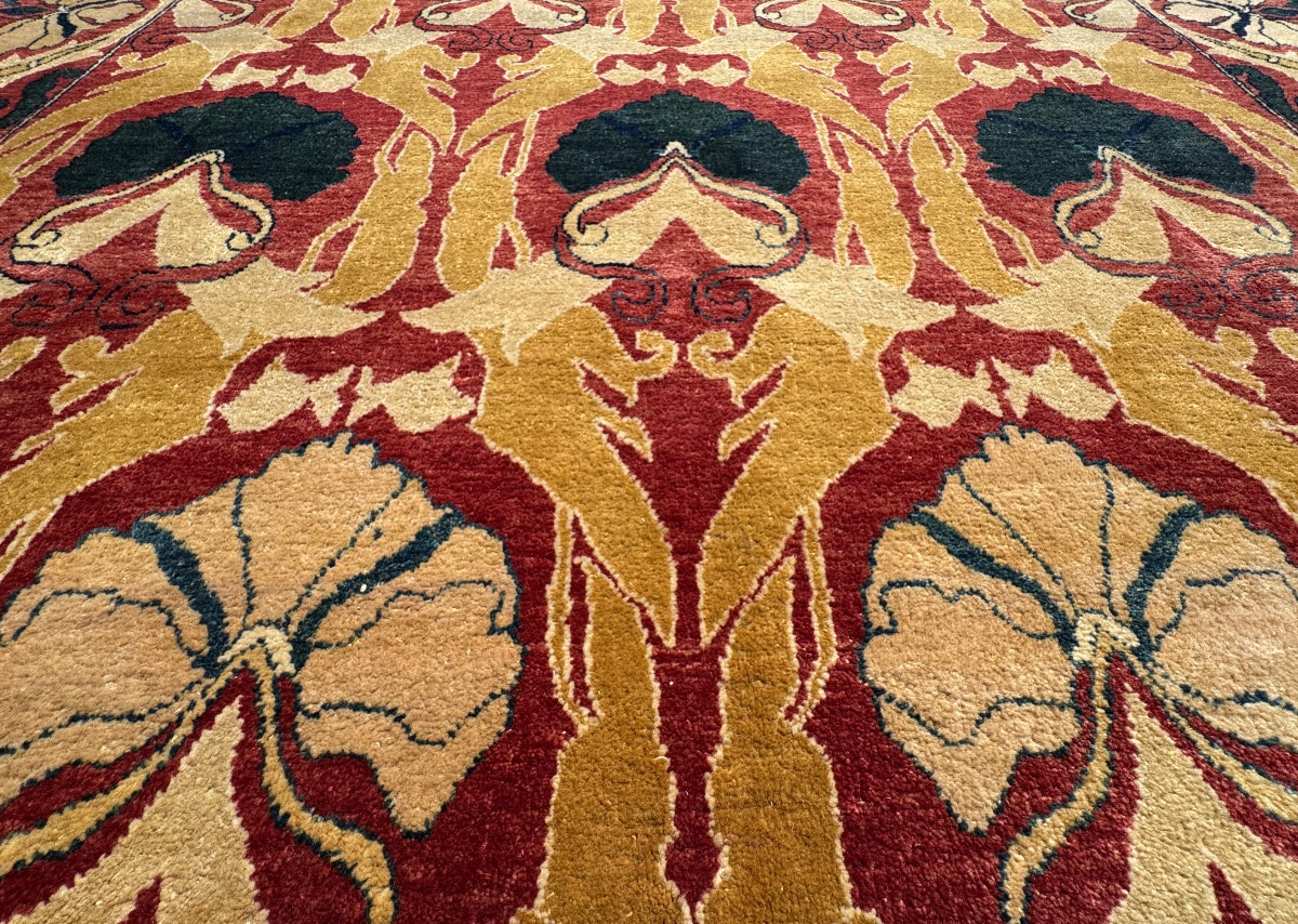 Tapis Floral Indien d'après William Morris -photo-1
