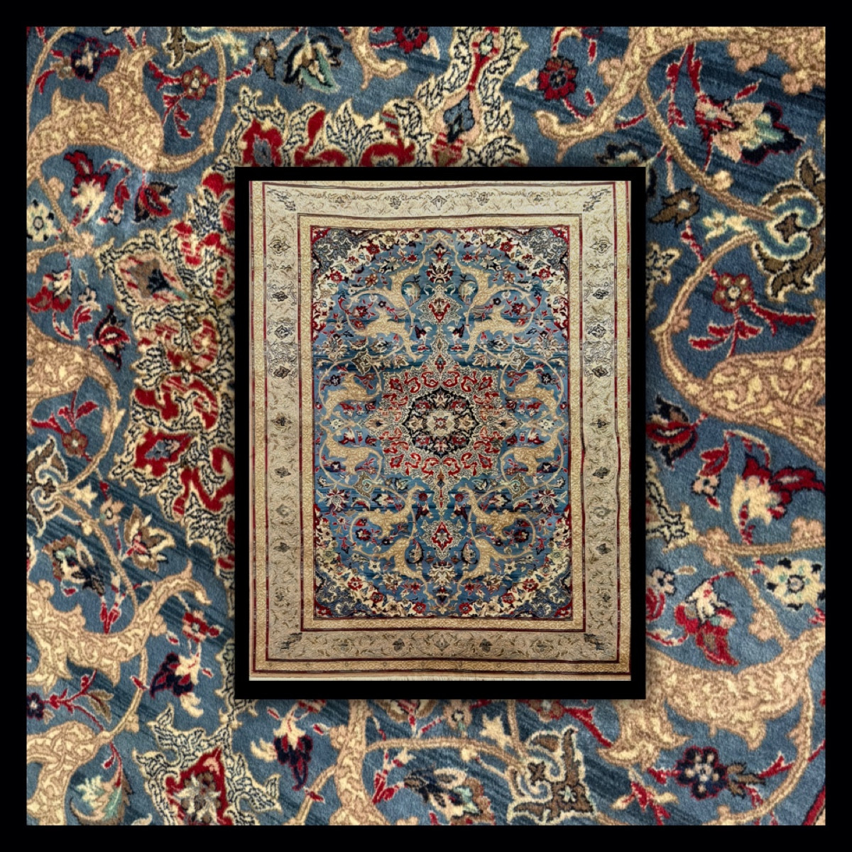 Tapis Louis de Poortere d'inspiration Perse  285x200 cm 