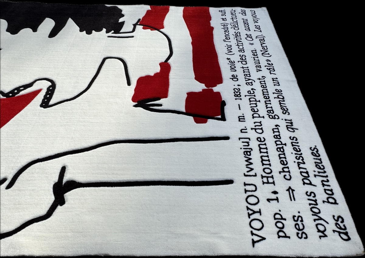 Tapis Le "VOYOU" Jean-Charles de Castelbajac 200x140 cm-photo-2
