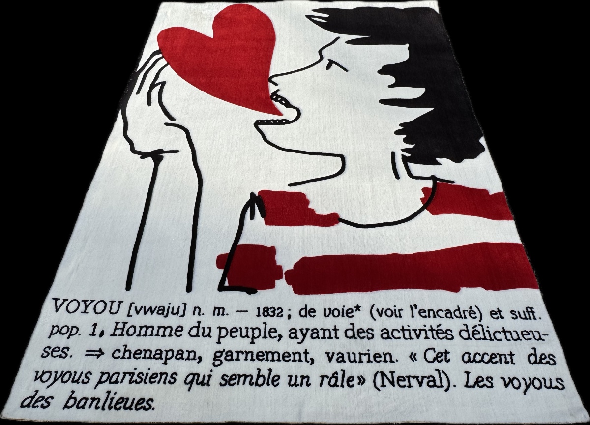 Tapis Le "VOYOU" Jean-Charles de Castelbajac 200x140 cm-photo-3