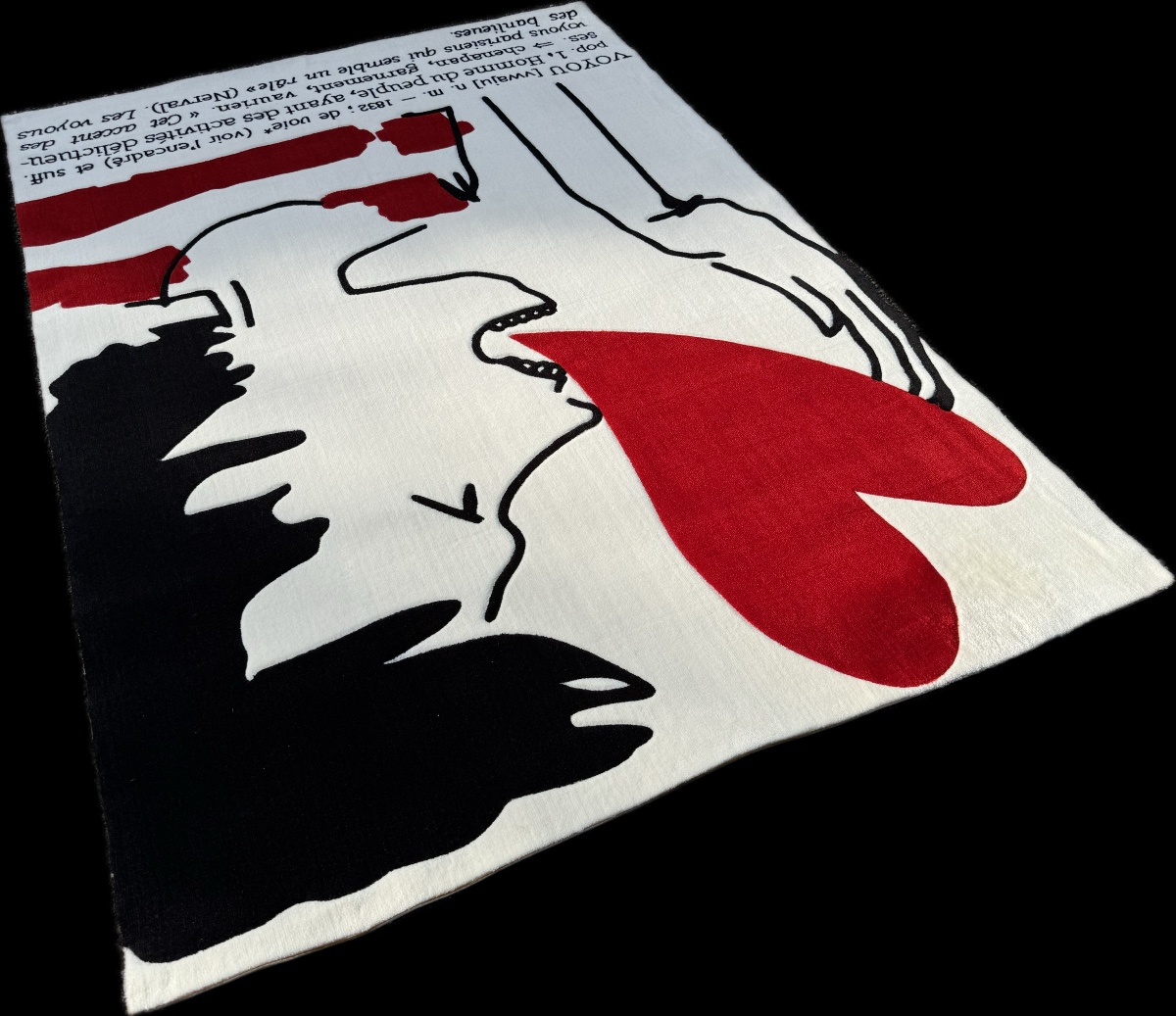 Tapis Le "VOYOU" Jean-Charles de Castelbajac 200x140 cm-photo-4