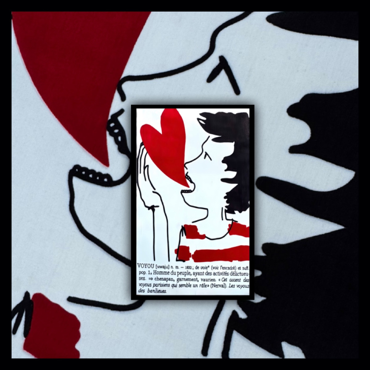 Tapis Le "VOYOU" Jean-Charles de Castelbajac 200x140 cm