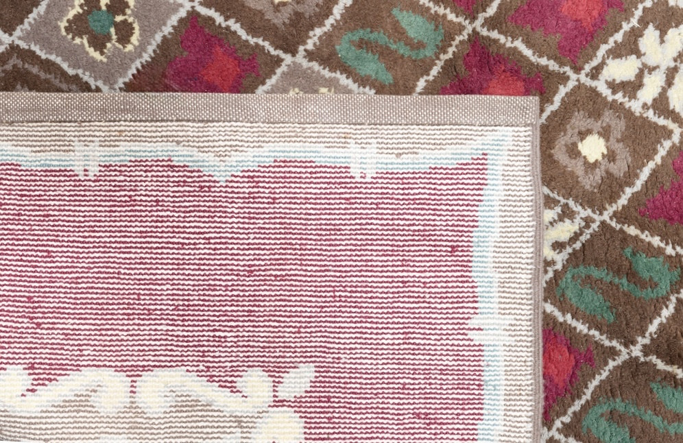 Important tapis Maison LELEU / Art Déco Vers 1950. -photo-5