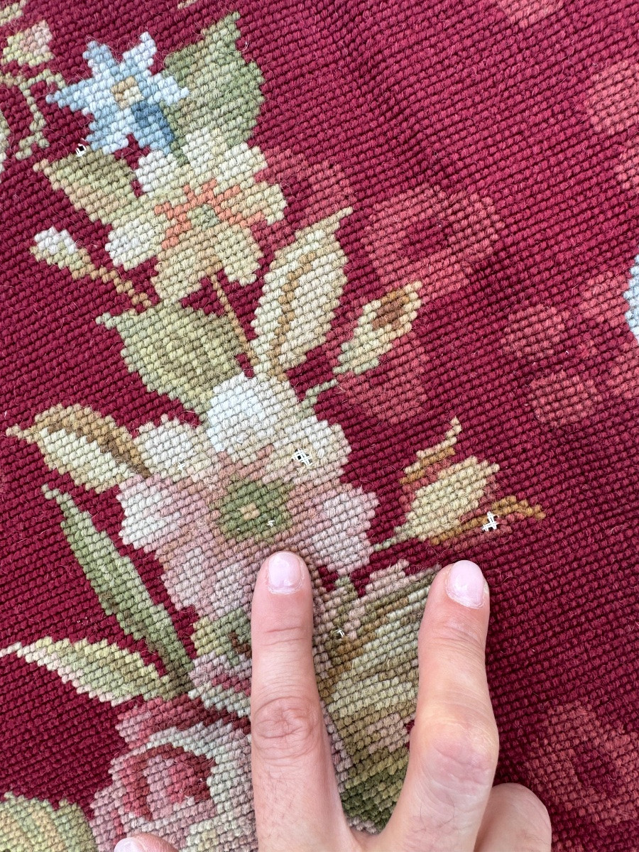 Tapis aux Points Nou&eacute;s de style Aubusson-photo-6