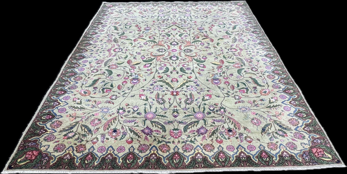 Kirman Pistachio Persian Rug 298x208 Cm -photo-2