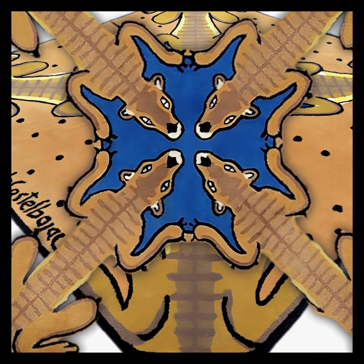 Rug - Desert Bar - Jean-charles De Castelbajac 200x200 Cm 