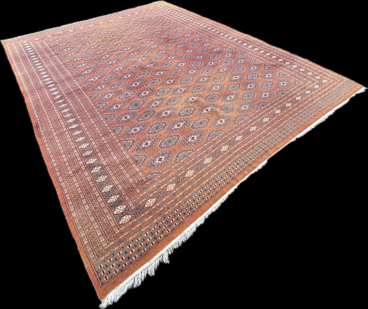 Turkmen/afghan Bokhara Rug 350x270 Cm-photo-2