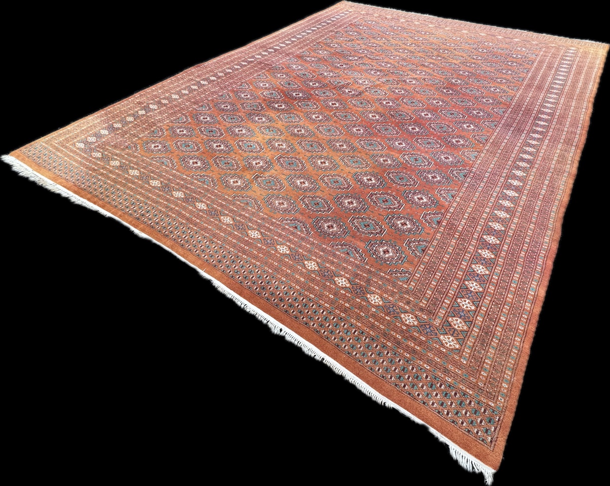 Turkmen/afghan Bokhara Rug 350x270 Cm-photo-3