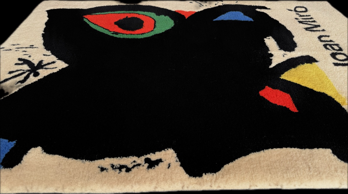 Carpet - Grand Palais Tapestry After Joan Miró 130x90 Cm -photo-2