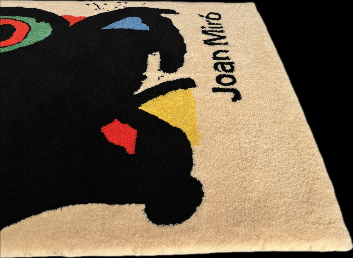 Carpet - Grand Palais Tapestry After Joan Miró 130x90 Cm -photo-3