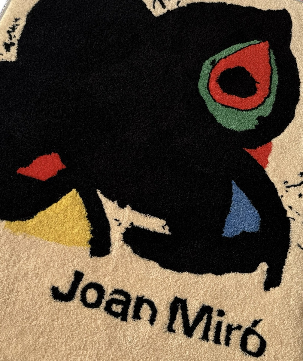 Carpet - Grand Palais Tapestry After Joan Miró 130x90 Cm -photo-4