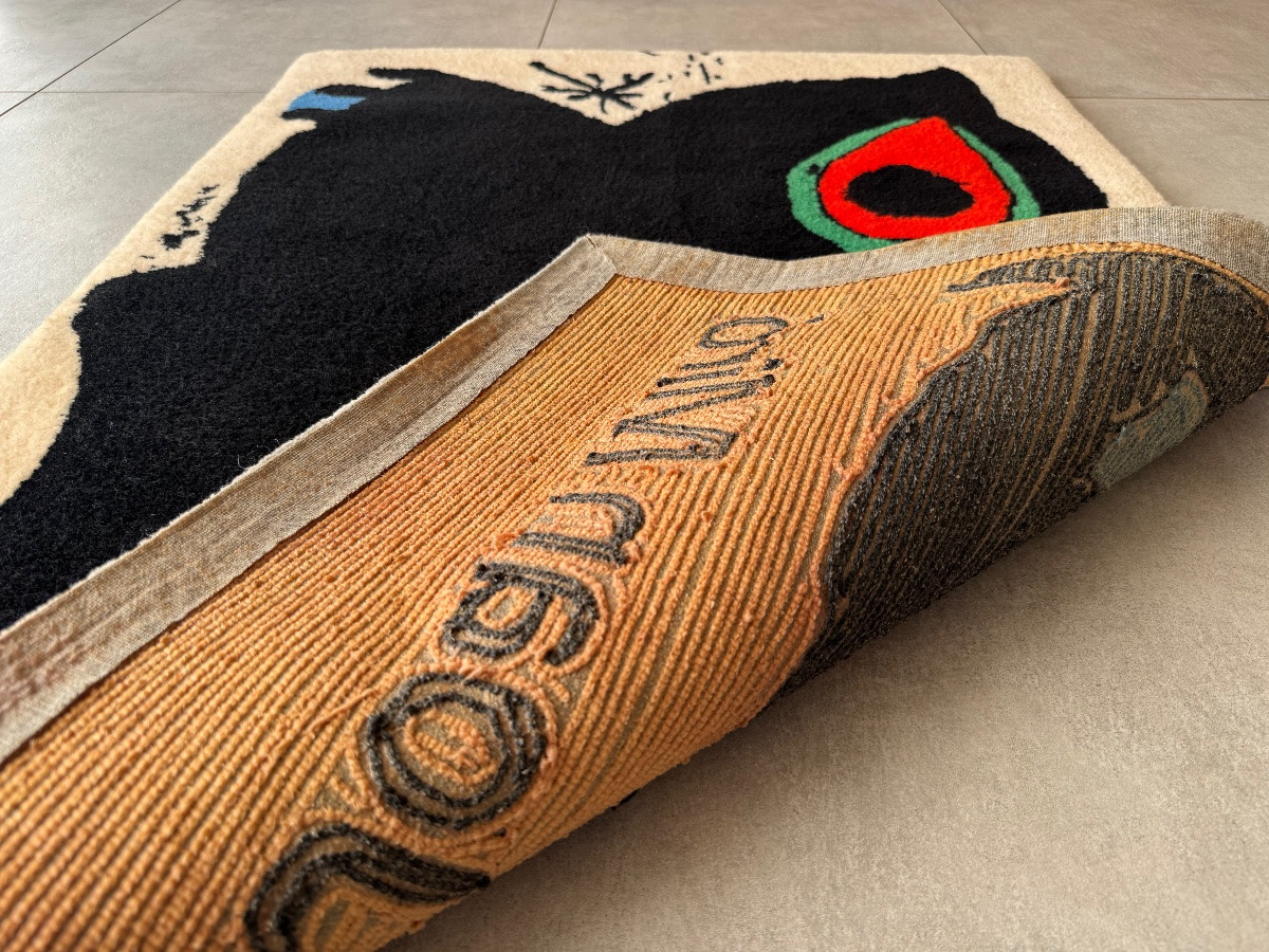 Carpet - Grand Palais Tapestry After Joan Miró 130x90 Cm -photo-6