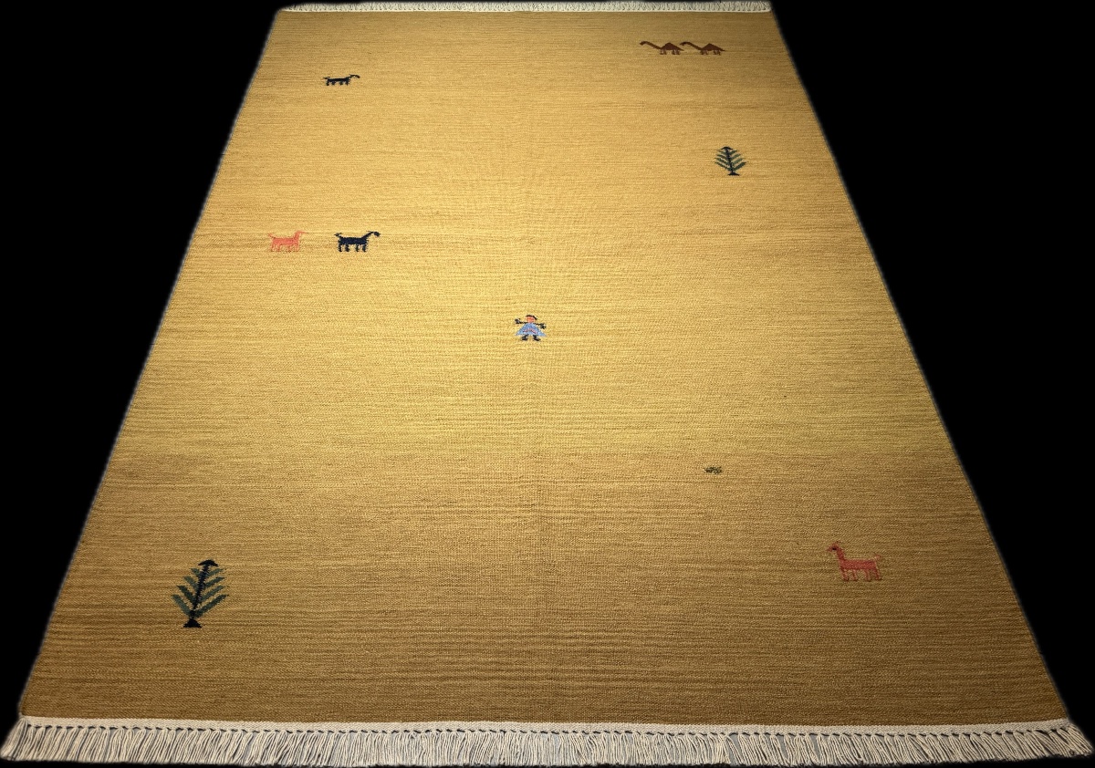 Tapis Gabbeh Kilim 200x135 cm-photo-2