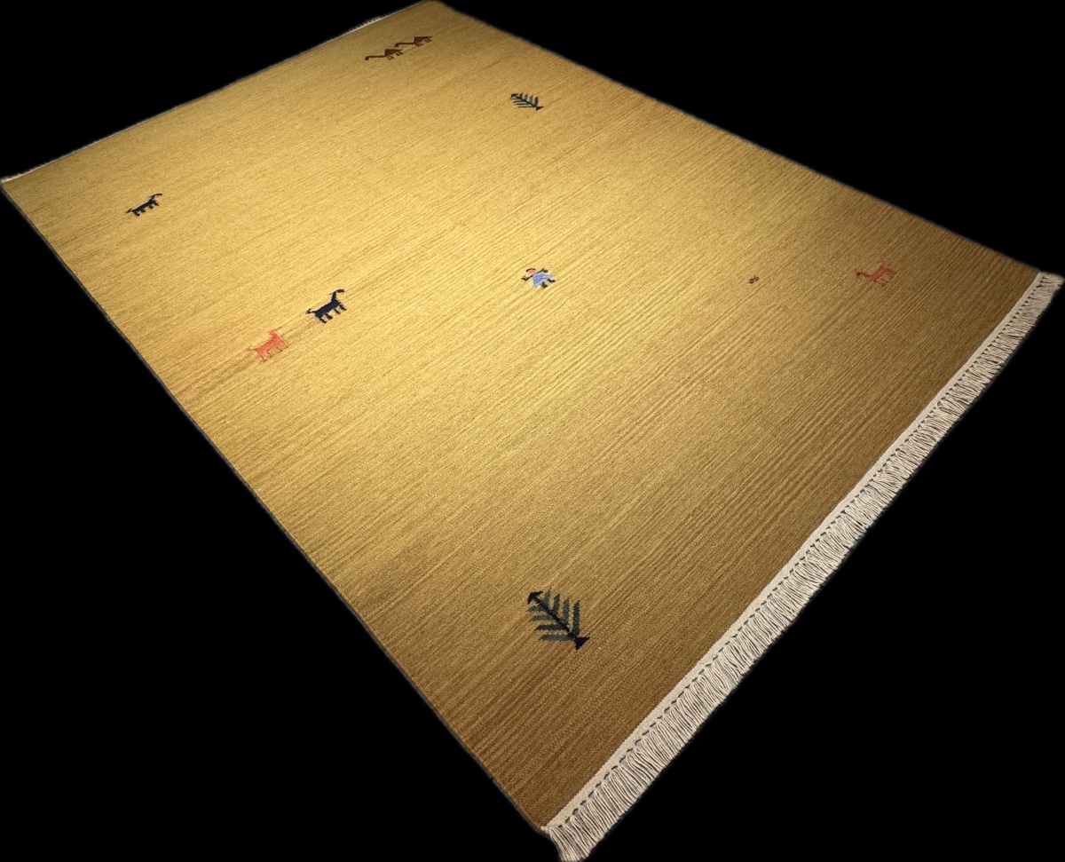 Tapis Gabbeh Kilim 200x135 cm-photo-4