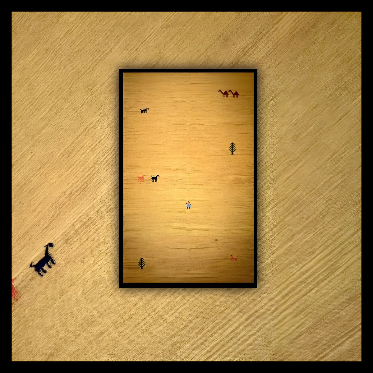 Tapis Gabbeh Kilim 200x135 cm