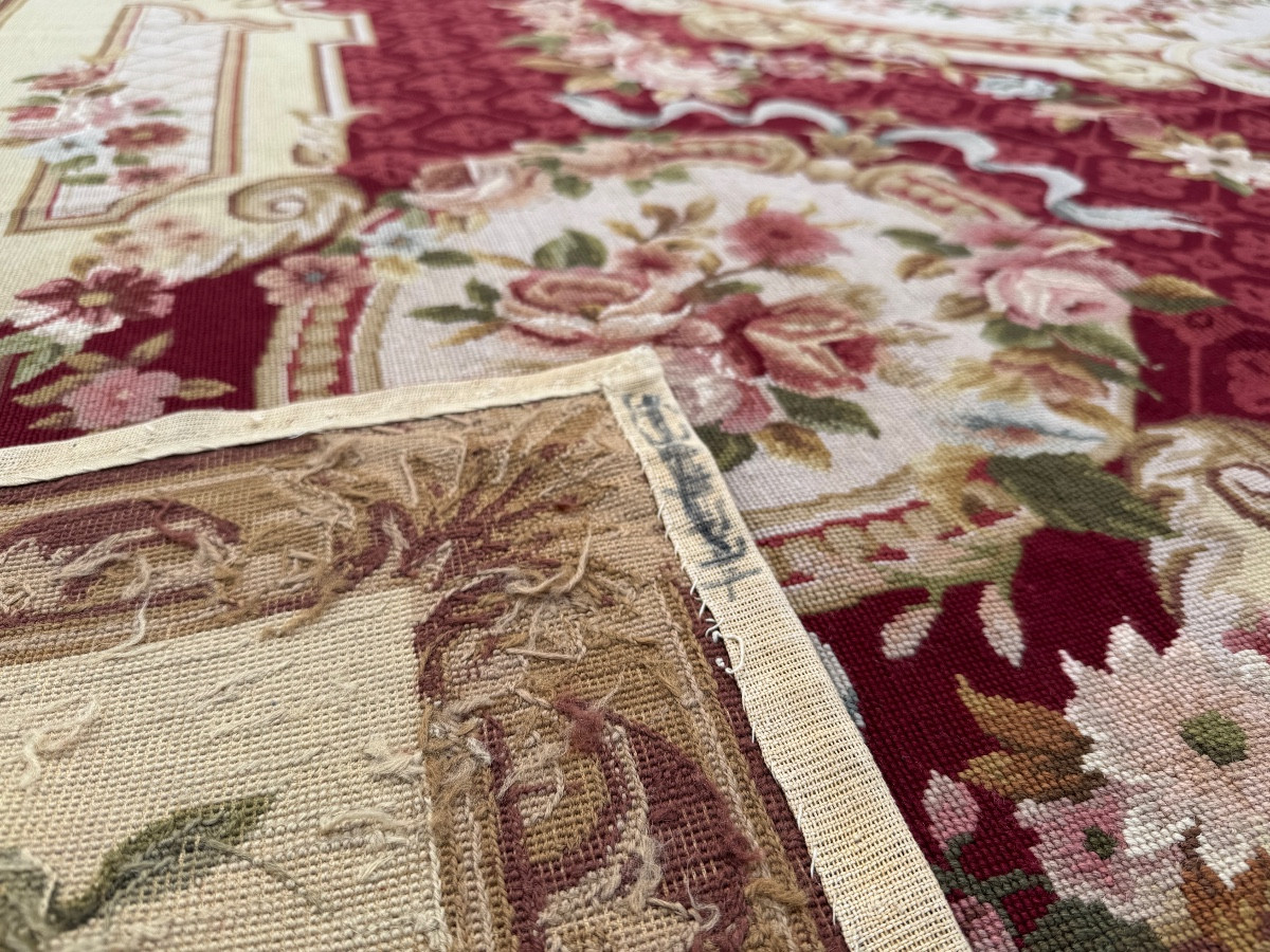 Aubusson-style Knotted Rug, 300x235 Cm-photo-4