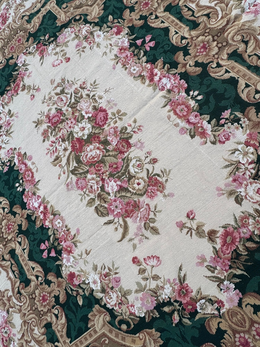 Aubusson-style Knotted Rug, 290x235 Cm-photo-3