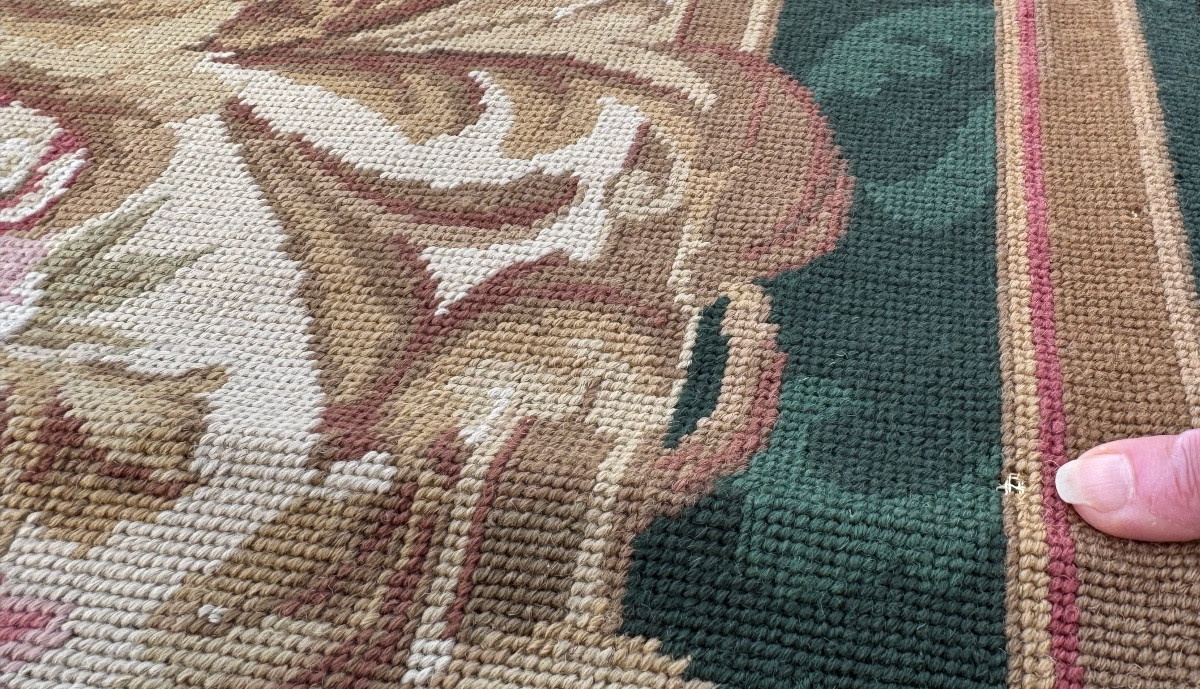 Aubusson-style Knotted Rug, 290x235 Cm-photo-7